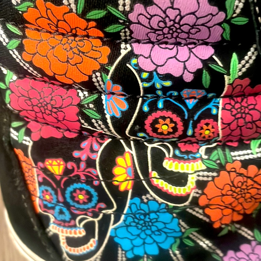 Amazing Vans Sk8-Hi Dia De Los Muertos shoes